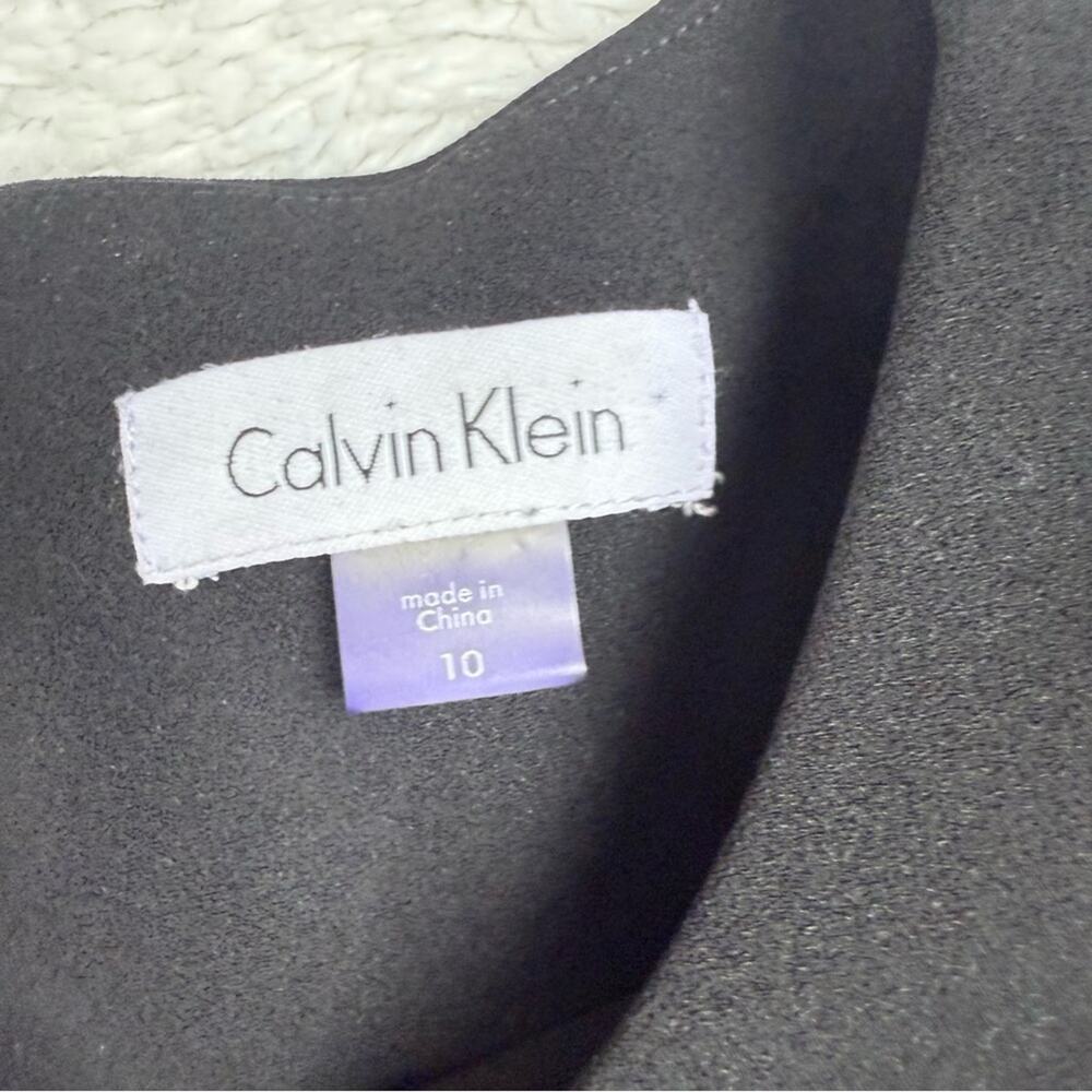 Calvin Klein Black Dress with White Accents - Picture 4 of 6